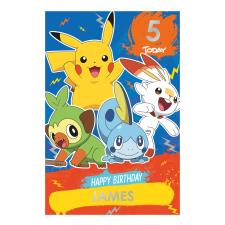 Pokemon Personalise Your Own Birthday Card